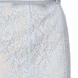 Gonna midi svasata in pizzo RS25053MSK BL SELF-PORTRAIT 