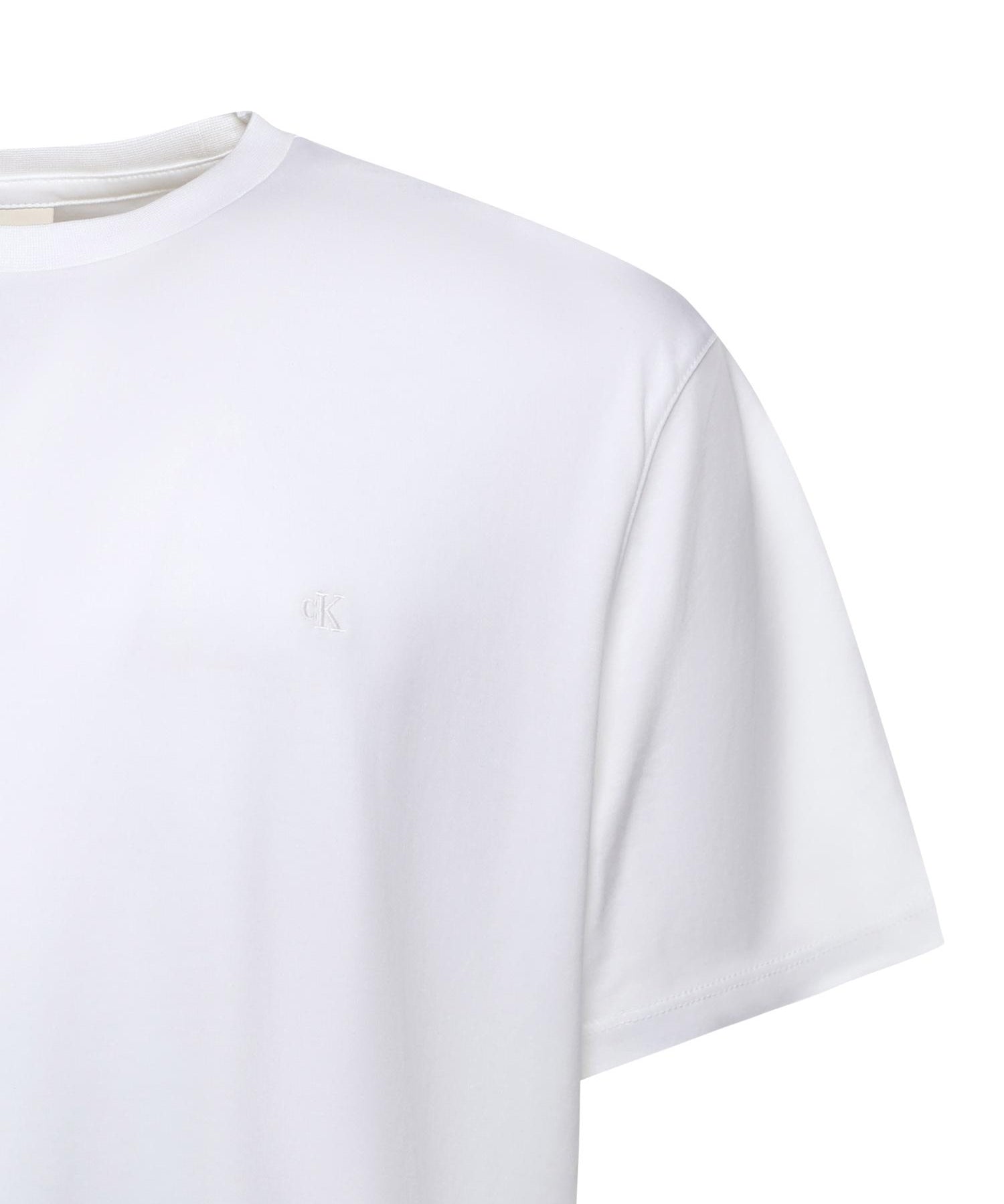 T-shirt in cotone con logo LV04LB275G YAF CALVIN KLEIN 