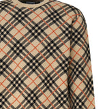 Maglioncino in cashmere check all-over 8098675 B9368 BURBERRY 