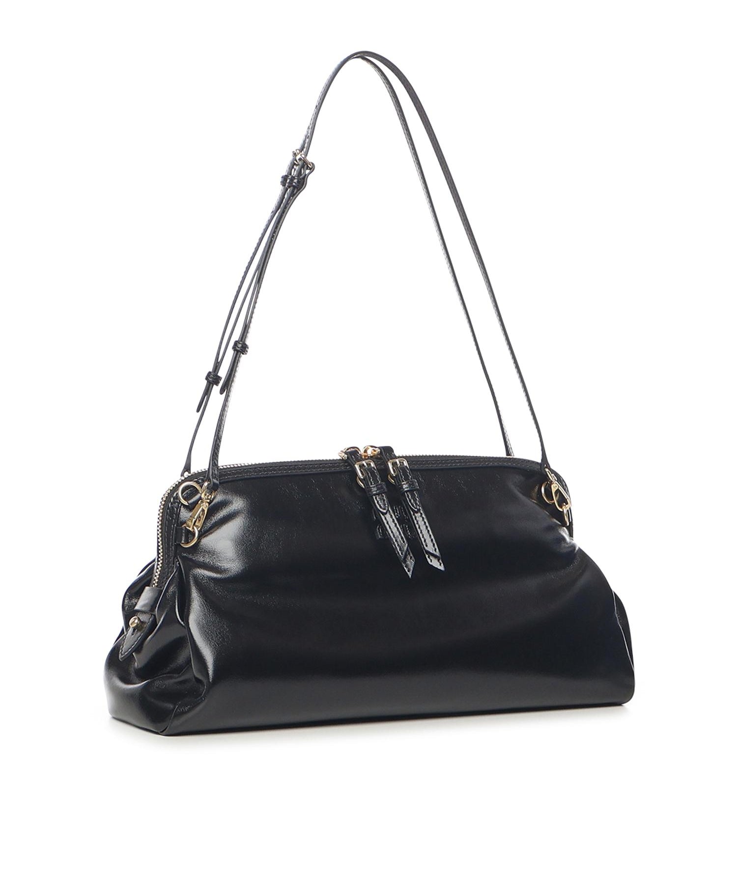 Pochette in pelle con logo 5BF129 2IEOF0002 MIU MIU 