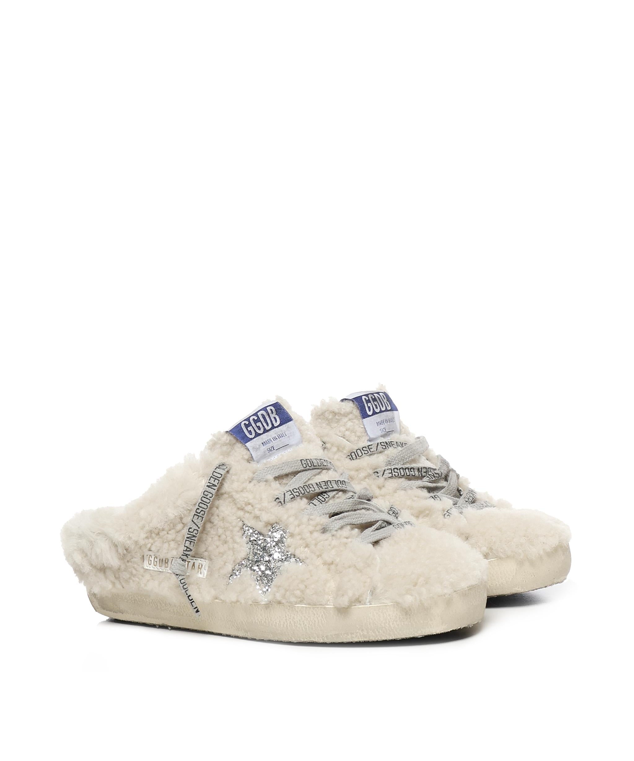 Sneakers Sabot Super-Star in shearling<BR/> GWF00110 F00198710757 GOLDEN GOOSE 