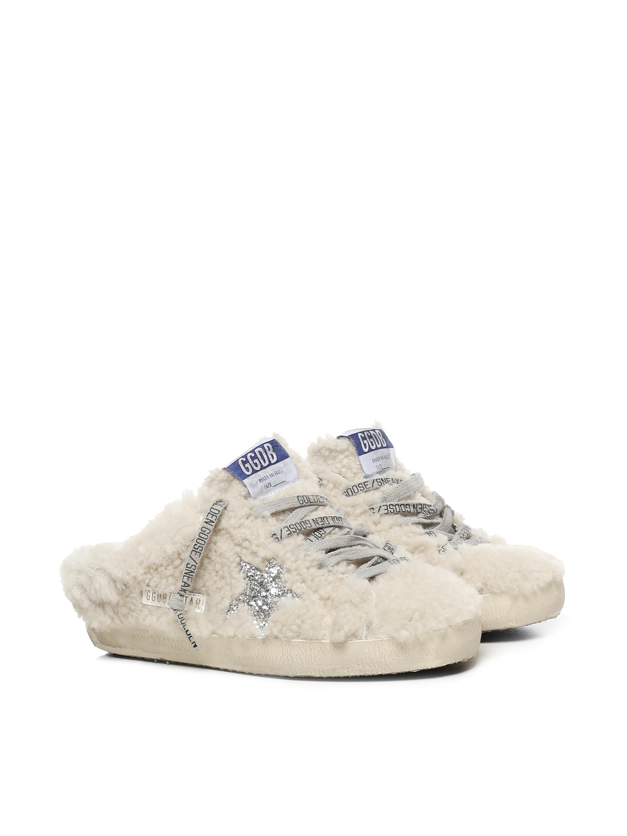Sneakers Sabot Super-Star in shearling<BR/> GWF00110 F00198710757 GOLDEN GOOSE 