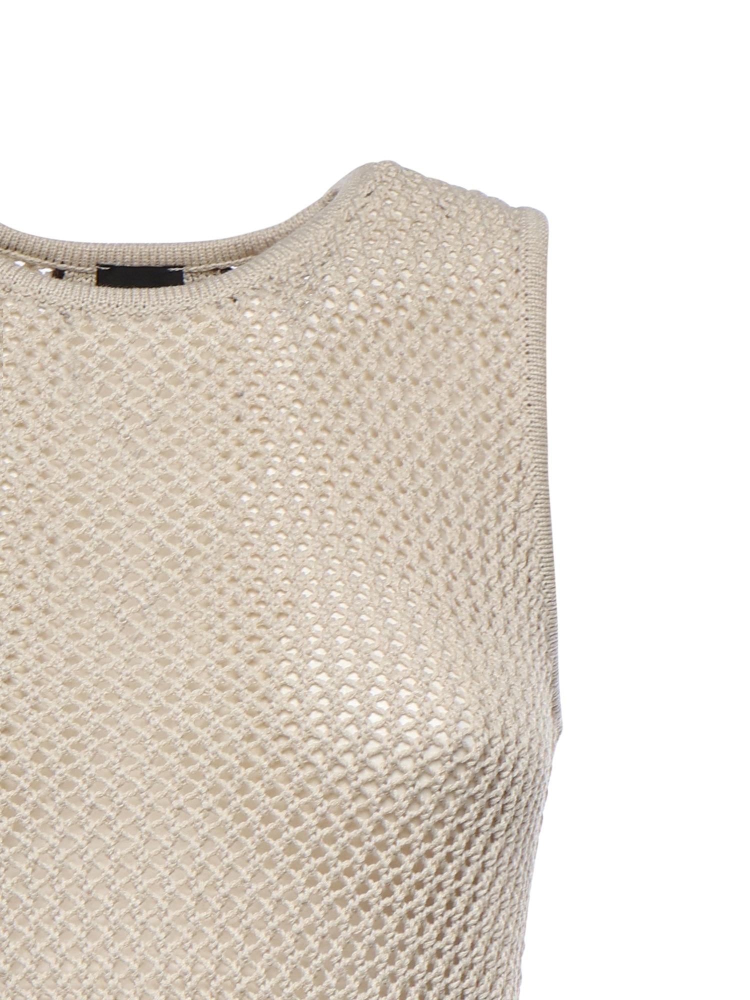Crop top con bande sul retro 106837 A3B4C44 PINKO 