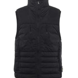 Gilet in piuma in nylon con logo K2S15G100004 S0183V0029 STONE ISLAND 