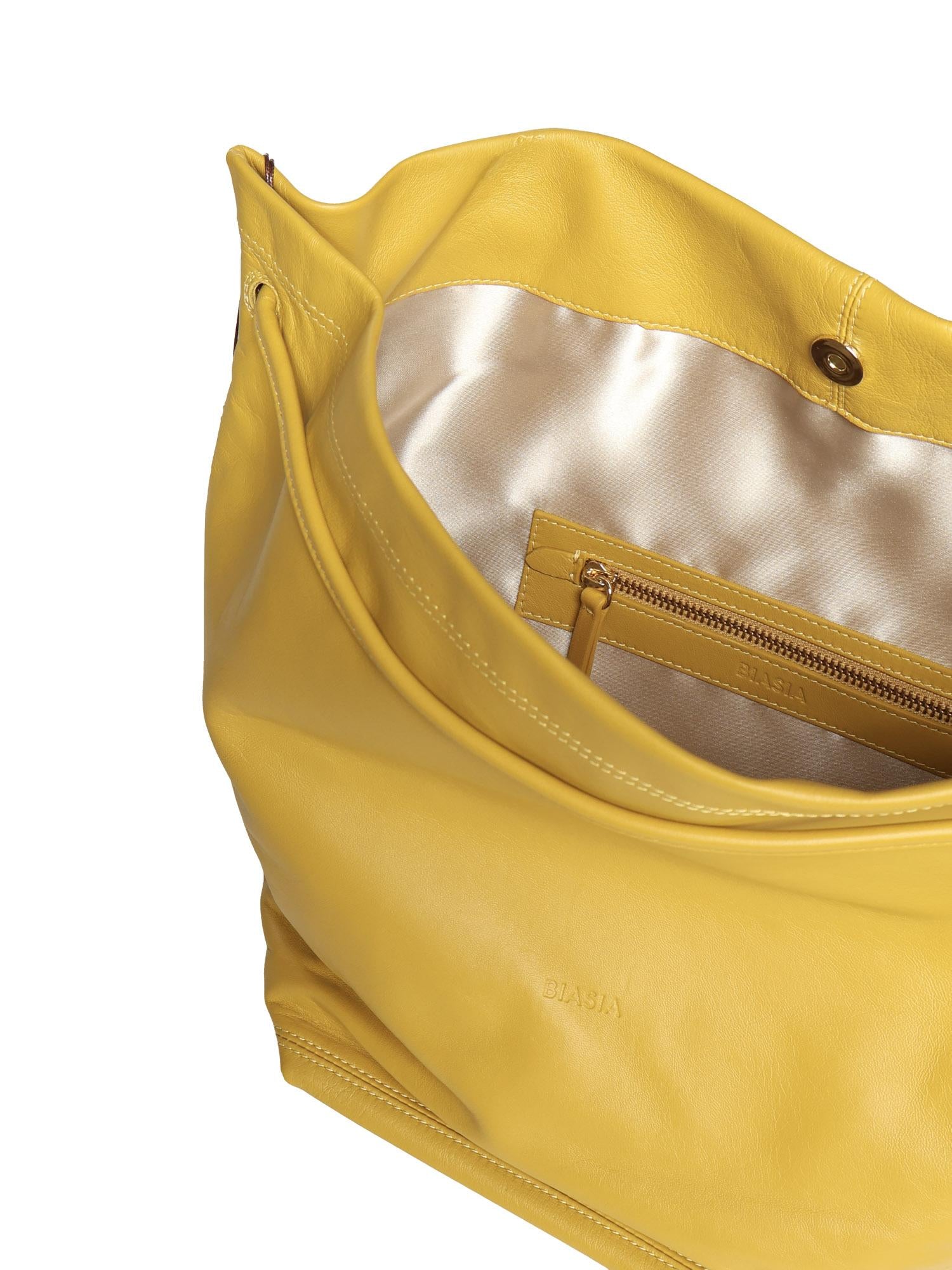 Borsa a spalla in pelle BIBP9ZI01 Z73 BIASIA 