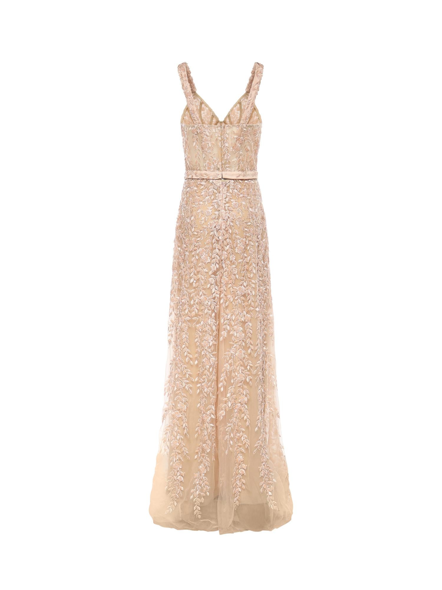 Abito in tulle ricamato 80AJO4M7 NR027586 GENNY 