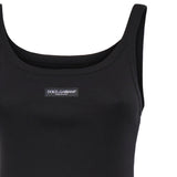 Canotta in cotone a coste F8W45T FU7AVN0000 DOLCE & GABBANA 