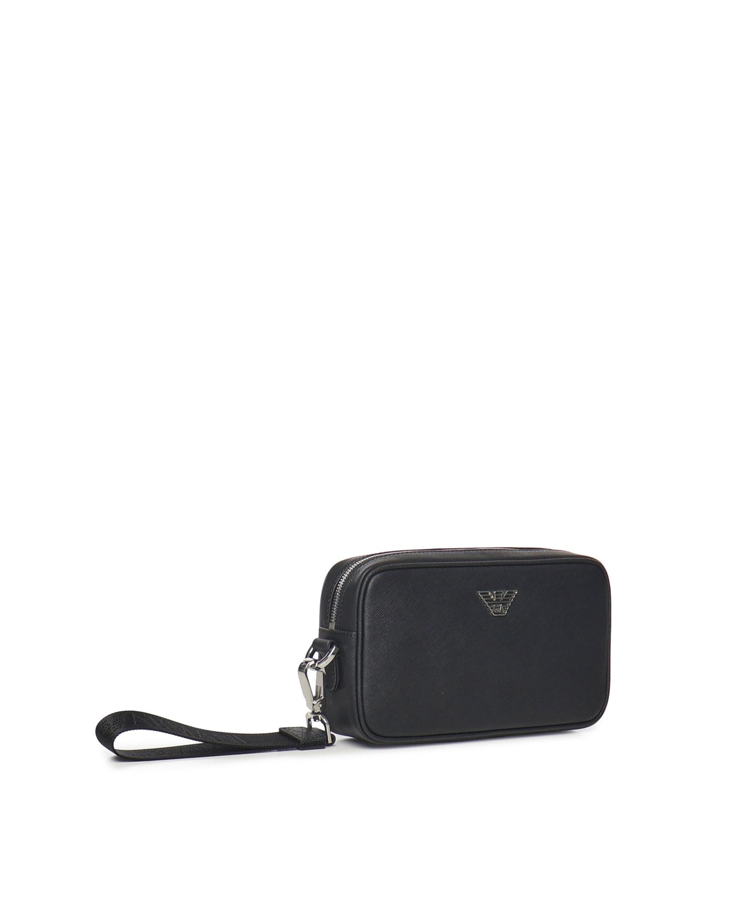 Beauty case in pelle con logo Y4R356 Y138E81072 EMPORIO ARMANI 