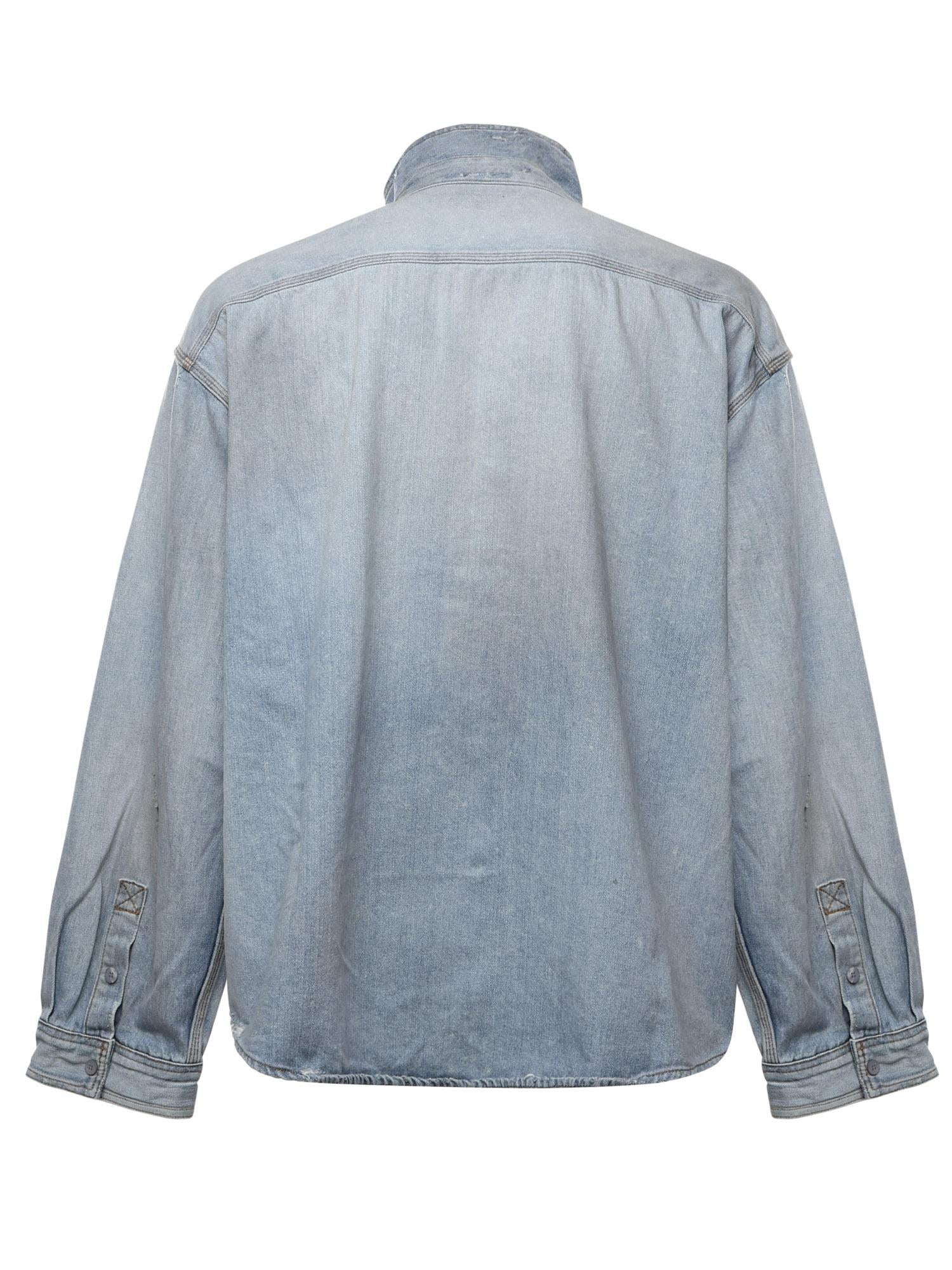 Camicia in denim di cotone 850059 TTWA34200 BALENCIAGA 