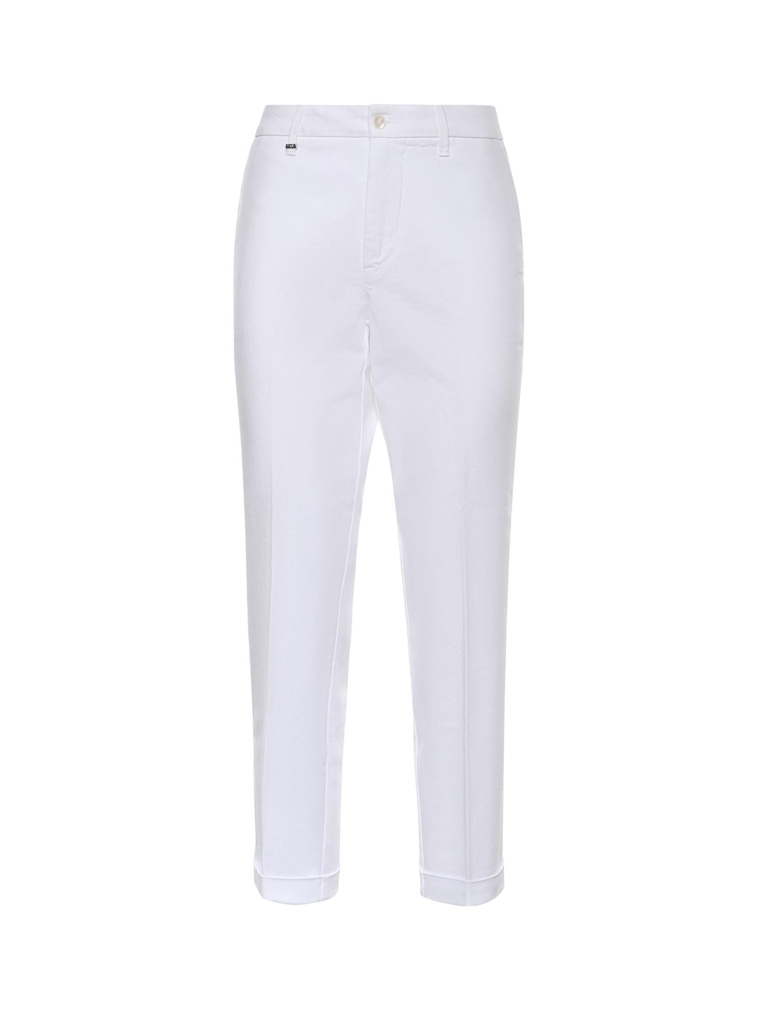 Pantaloni in cotone stretch NTW8052531TQVR B001 FAY 