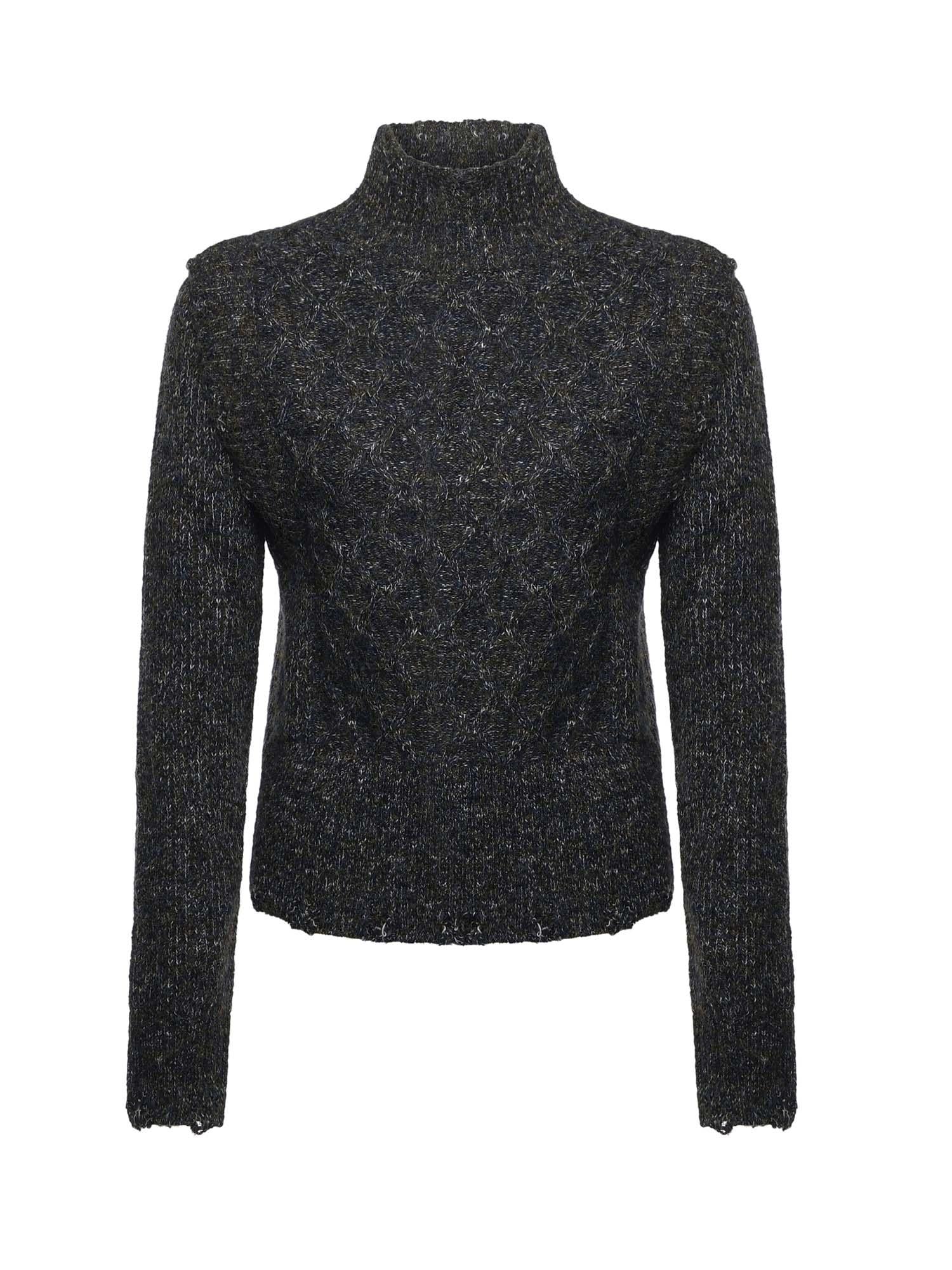Dolcevita in maglia a trecce 105968 A2YBIG1 PINKO 