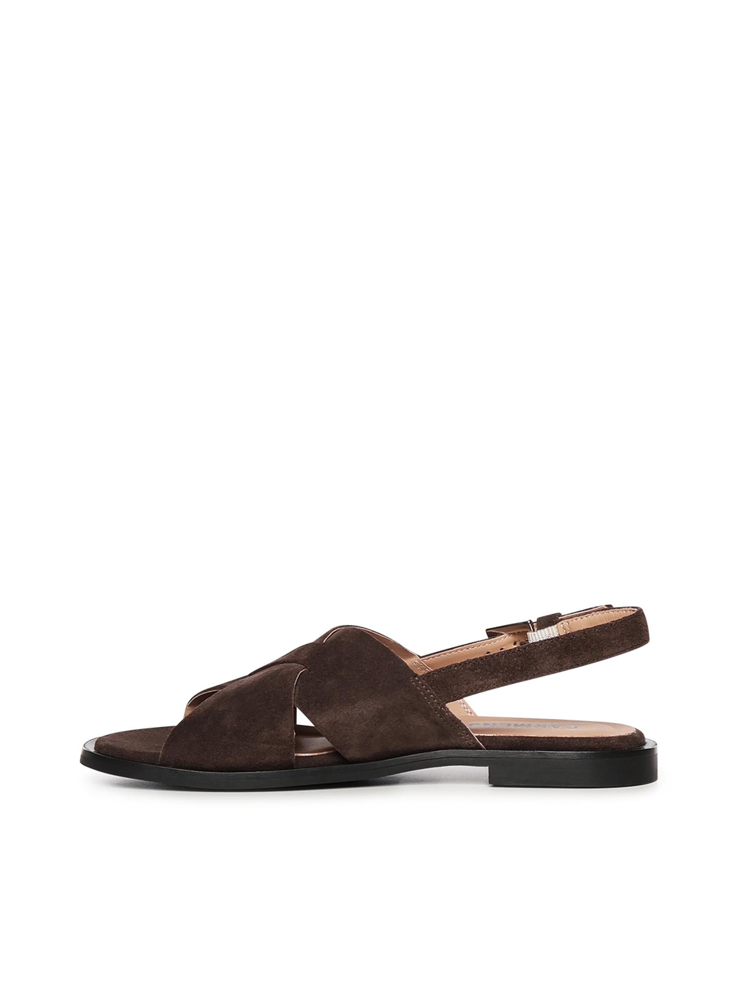 Sandali Étoile Cross in suede A57268 MORO CARMENS 