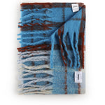 Sciarpa check con logo AC004V5 GRY BONSAI 