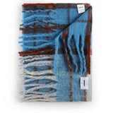 Sciarpa check con logo AC004V5 GRY BONSAI 