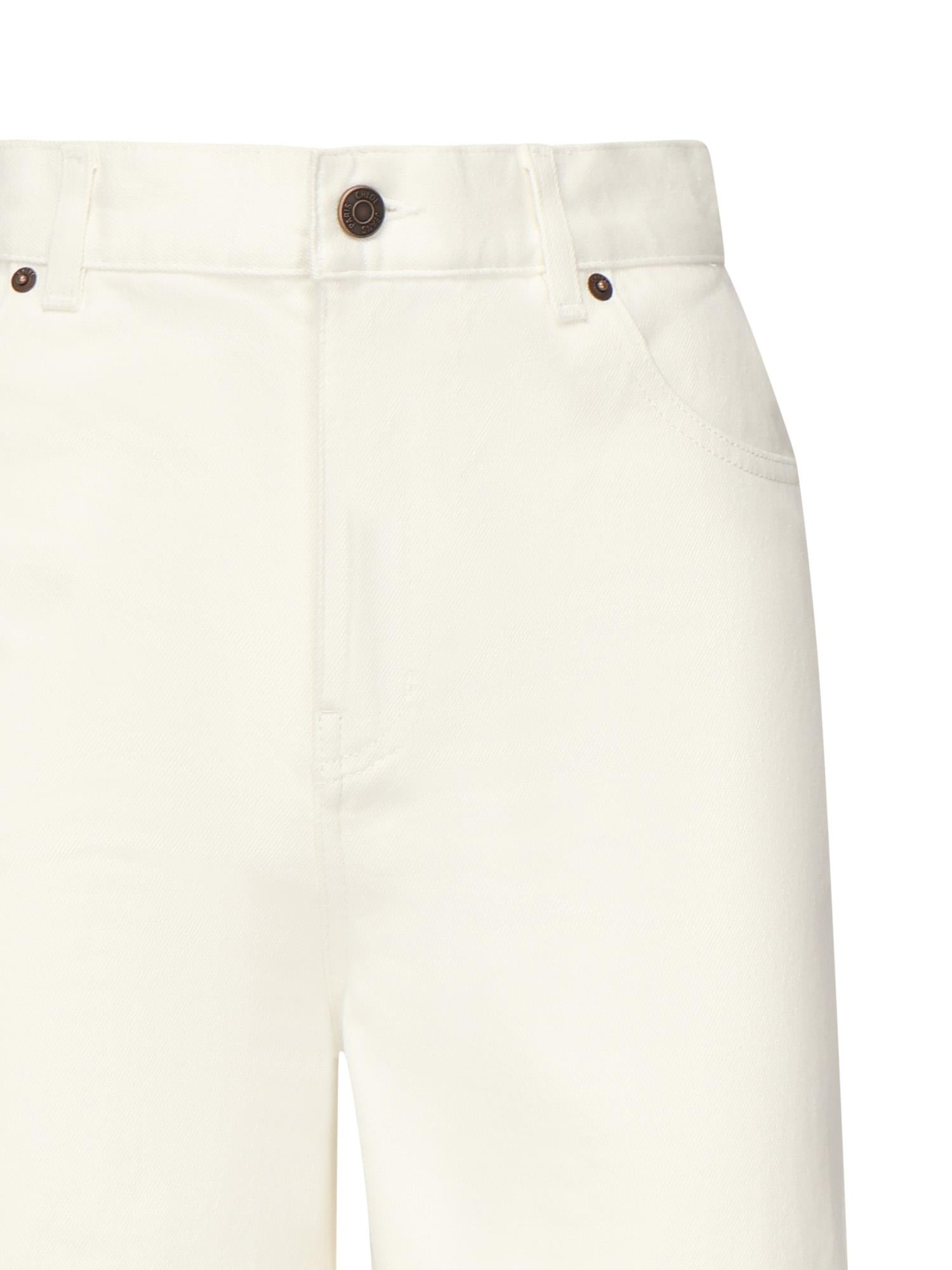 Jeans a gamba ampia in denim CHC25ADP02257 101 CHLOÉ 