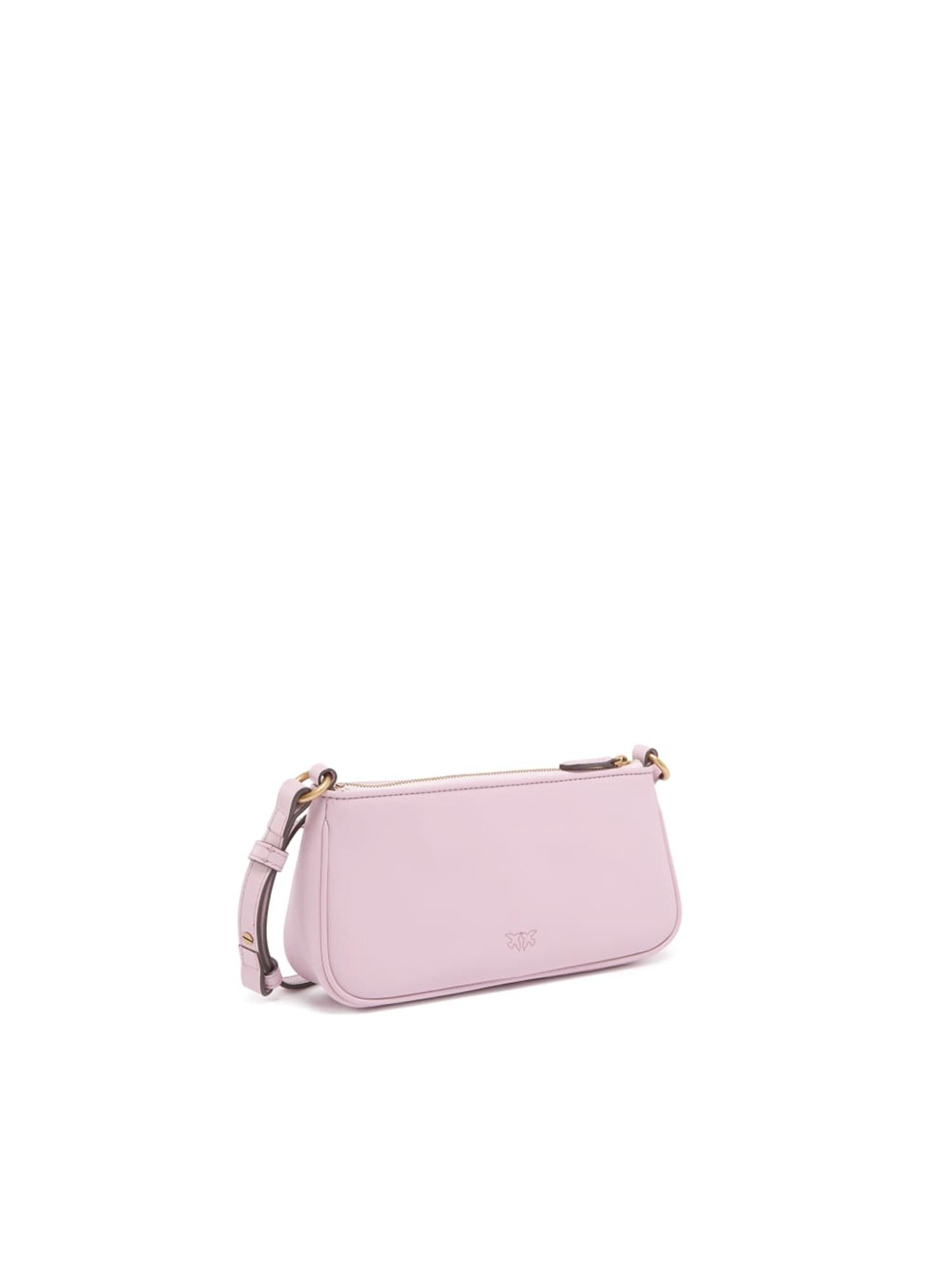 Borsa a tracolla Mini Half Moon Horizontal in pelle 105069 A0QOP26Q PINKO 