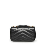 Borsa Loulou small in pelle di agnello trapuntata 801437 AAEAX1000 SAINT LAURENT 