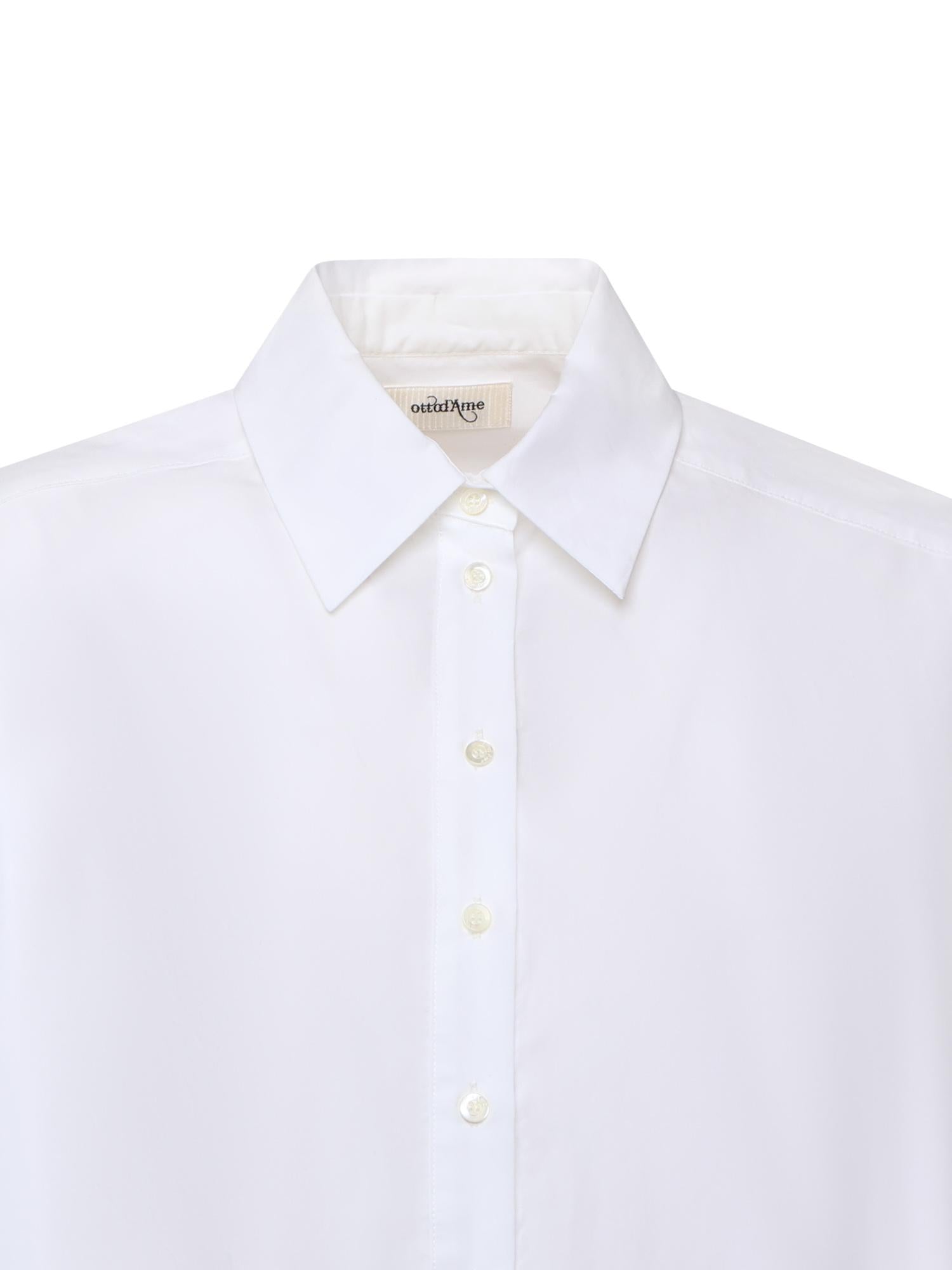 Camicia Sabrina in cotone<BR/> DC4985 BIANCO OTTOD'AME 