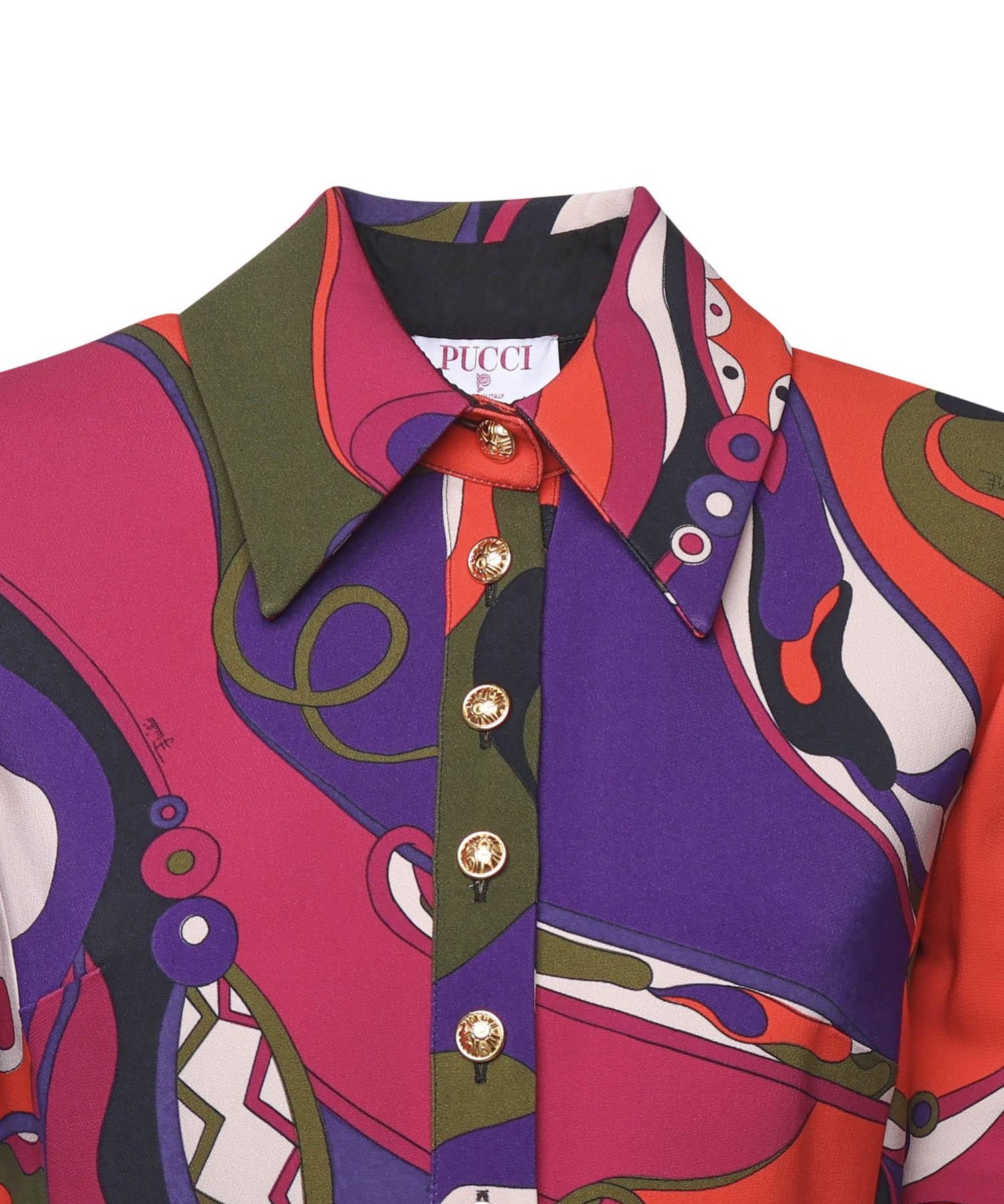 Abito in stampa orchidee 5URG15 5U738017 PUCCI 