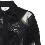 Camicia in tulle ricamato 79AAL644 JR008899 GENNY 