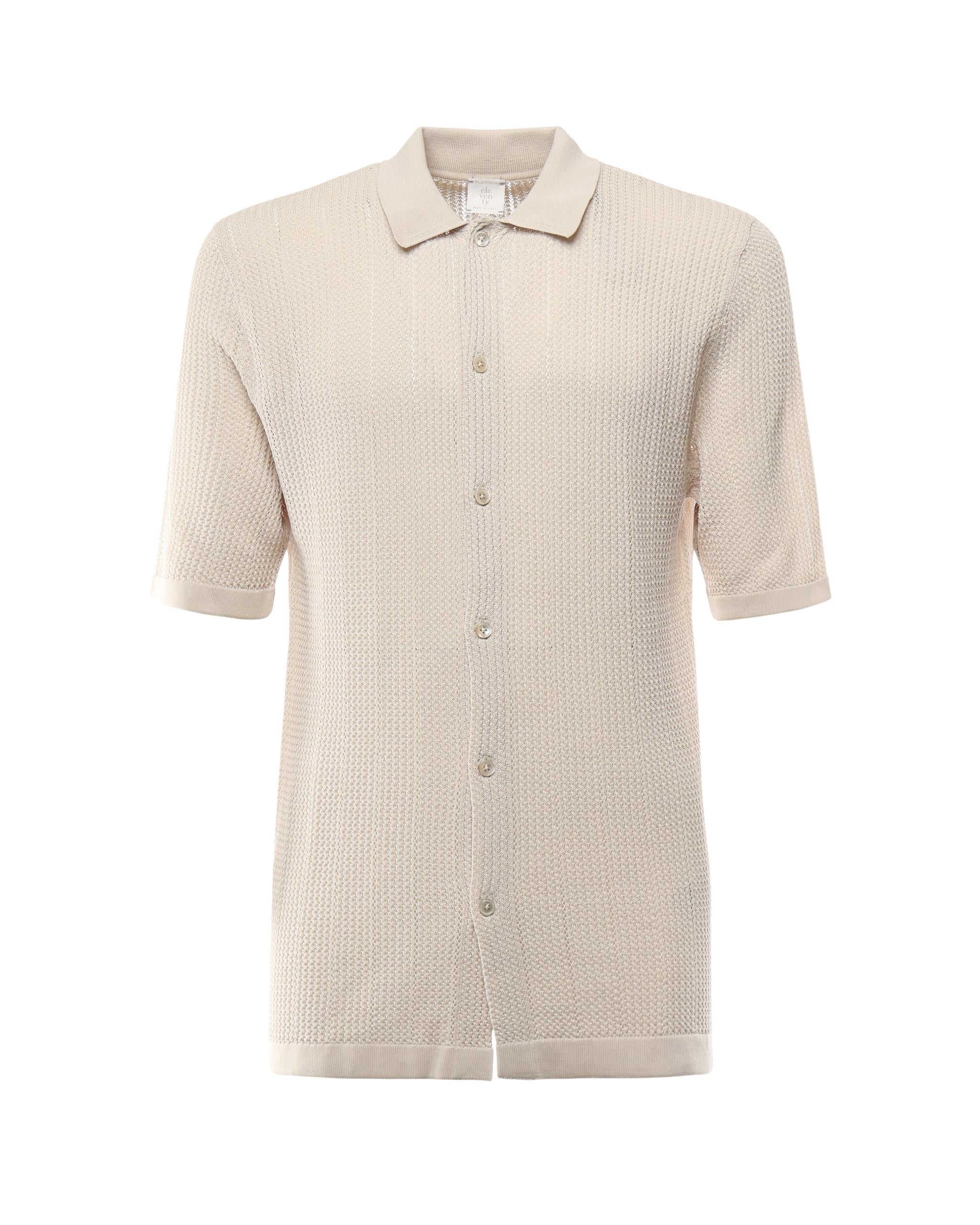 Maglia-camicia in cotone K76MAGK52MAG0A001 02NNN ELEVENTY 