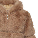 Pelliccia penny con cappuccio 73C19EX02 PENNYNATURALE V° 73 