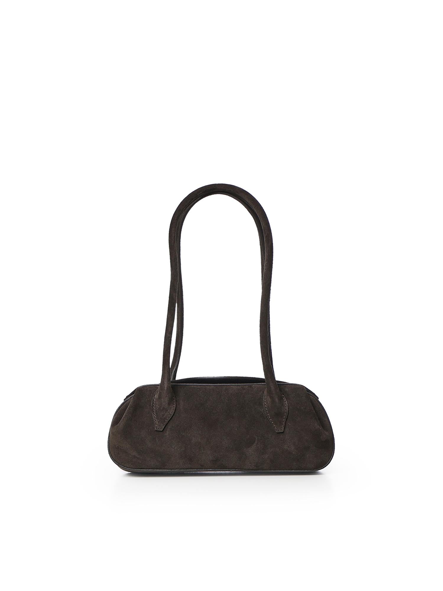 Borsa Oyster Mini in pelle OYSTER SHOULDER BAG MINI SUEDE  YUZEFI 