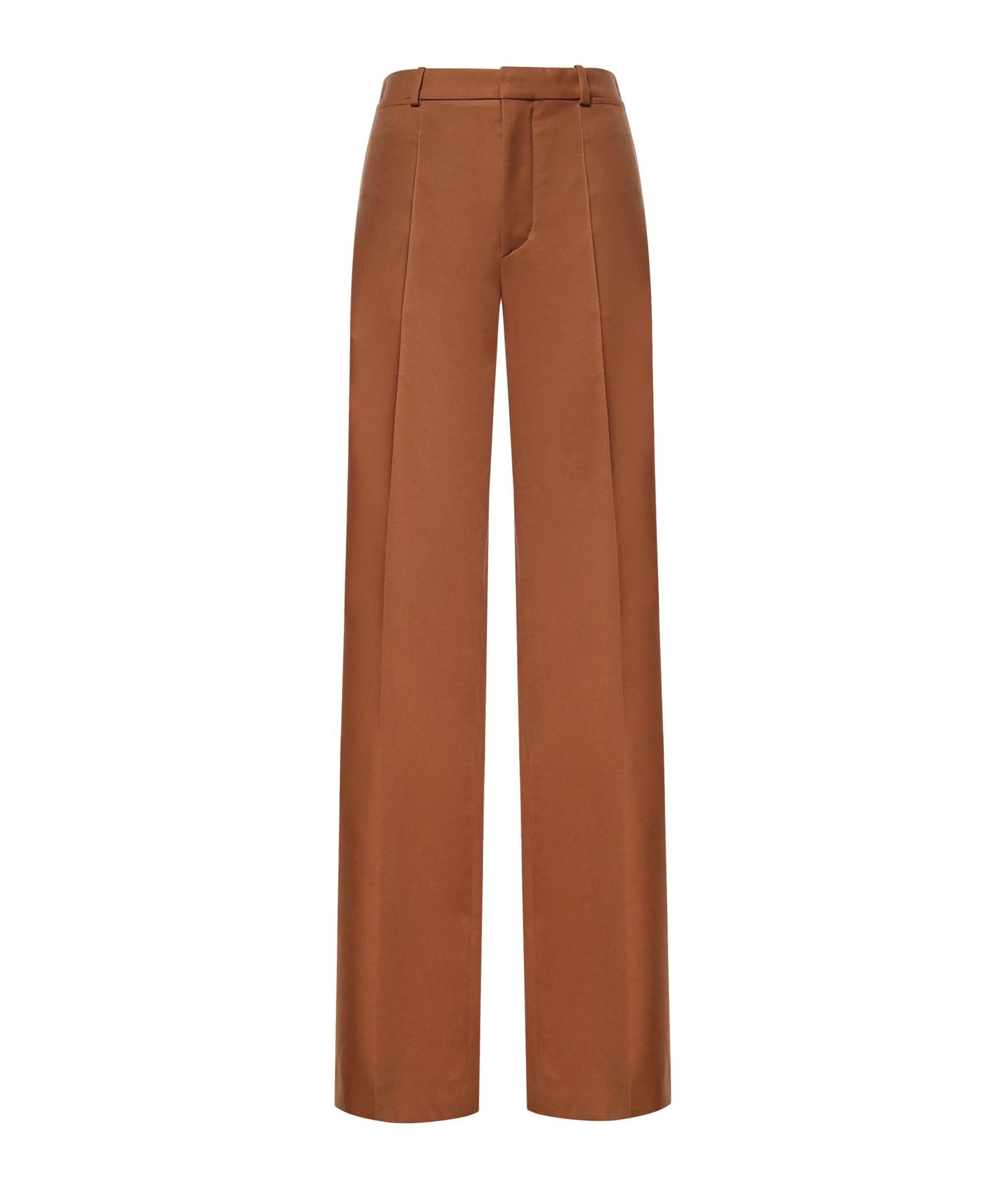 Pantaloni svasati in gabardine di lana CH26APA36066 249 CHLOÉ 