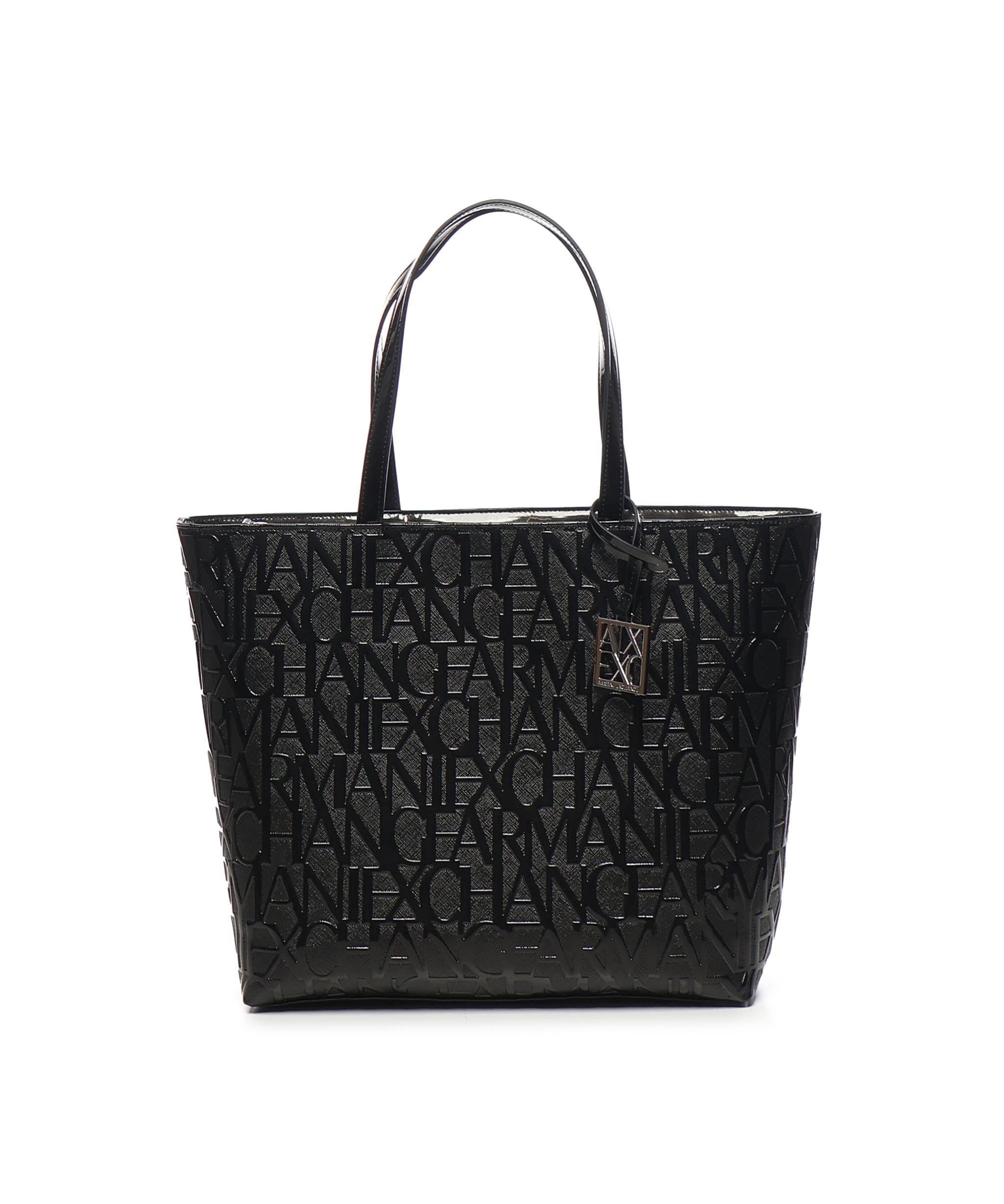 Borsa shopper con logo allover 942650 CC79400020 ARMANI EXCHANGE 