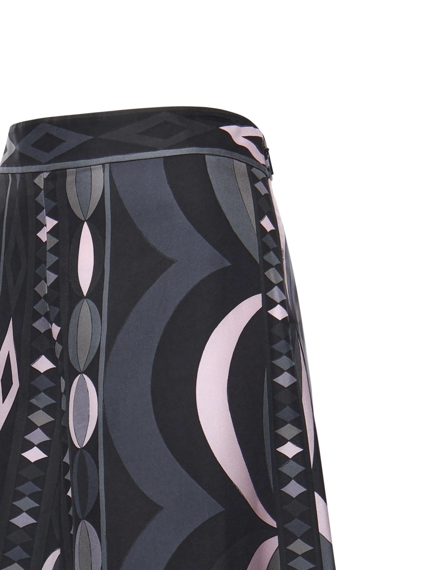 Pantaloni in seta con stampa Iride 5URT01 5U881023 PUCCI 
