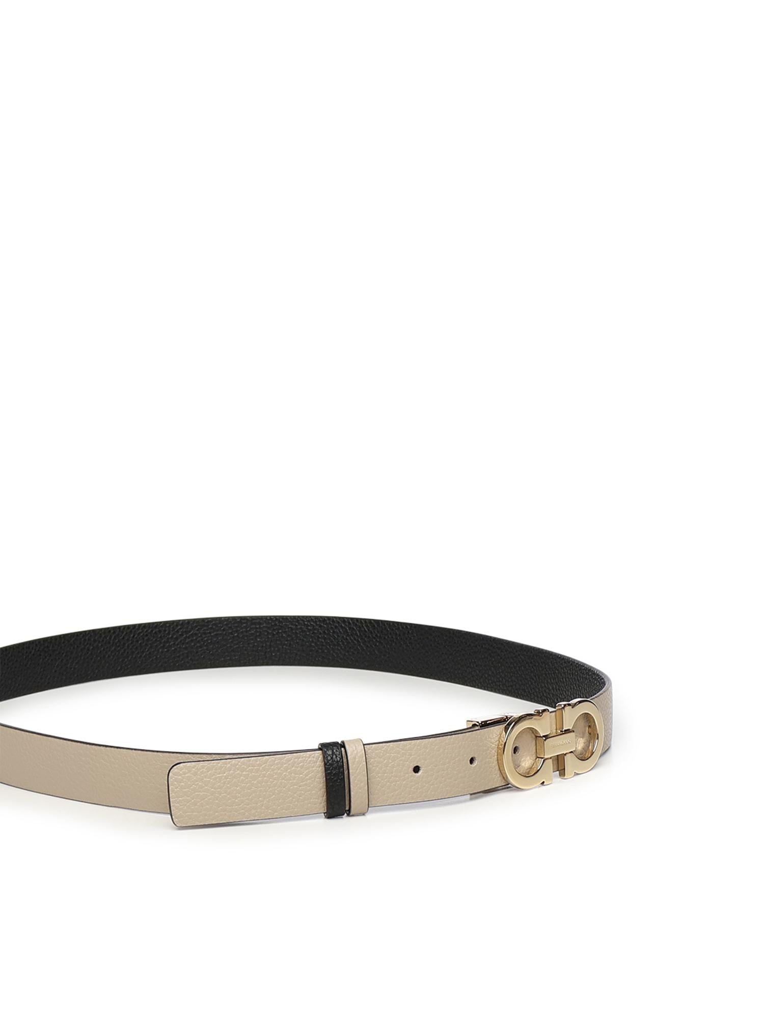 Cintura reversibile e regolabile Gancini 23A565 759426787 FERRAGAMO 