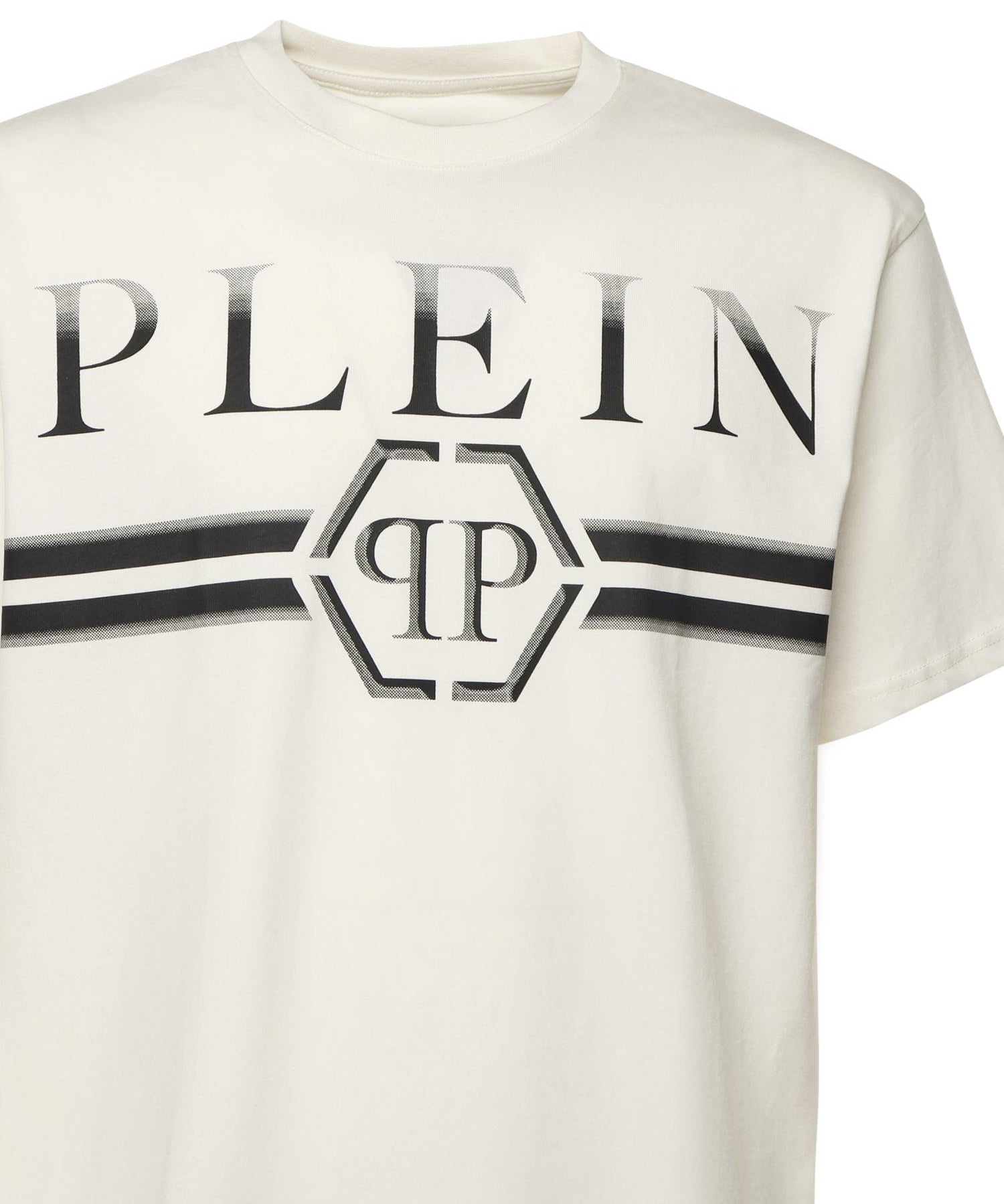 T-shirt con stampa logo FAECMTK8458 PJY002N01OF PHILIPP PLEIN 