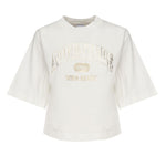 T-shirt crop con logo 104604 A2CSZ05 PINKO 