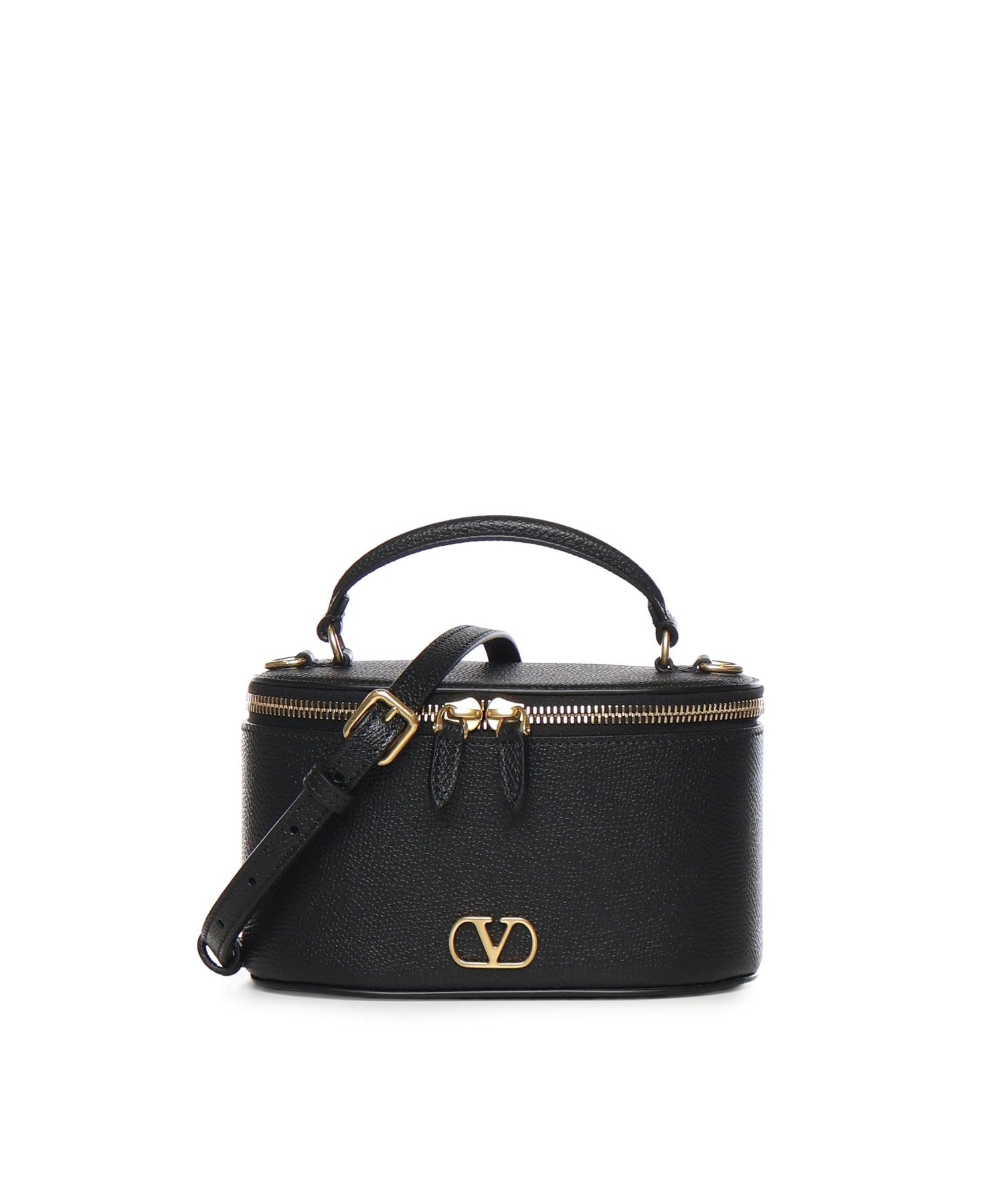 Mini Vanity Bag Vlogo Signature in vitello granato 8W0P0AX8 SNP0NO VALENTINO GARAVANI 