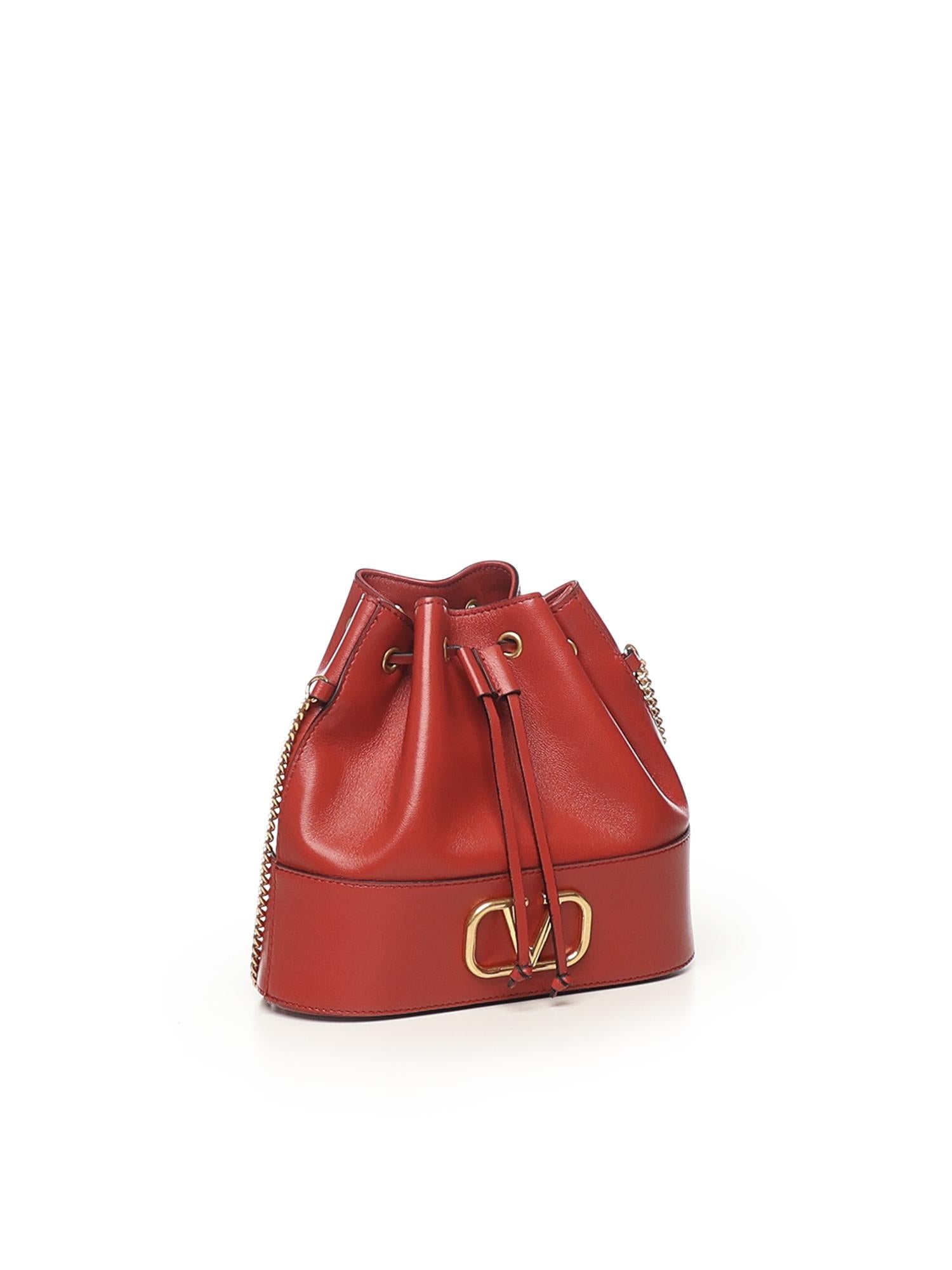 Mini secchiello con catena VLogo Signature 6W2P0T83 HPF0RO VALENTINO GARAVANI 