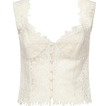 Top in pizzo Waverly CT2242 CREAM FOR LOVE & LEMONS 