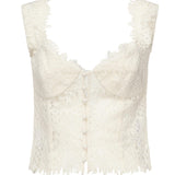 Top in pizzo Waverly CT2242 CREAM FOR LOVE & LEMONS 