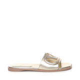 Sandalo Slide VLogo cut-out in pelle laminata 5W2S0IB0 YUW7G0 VALENTINO GARAVANI 