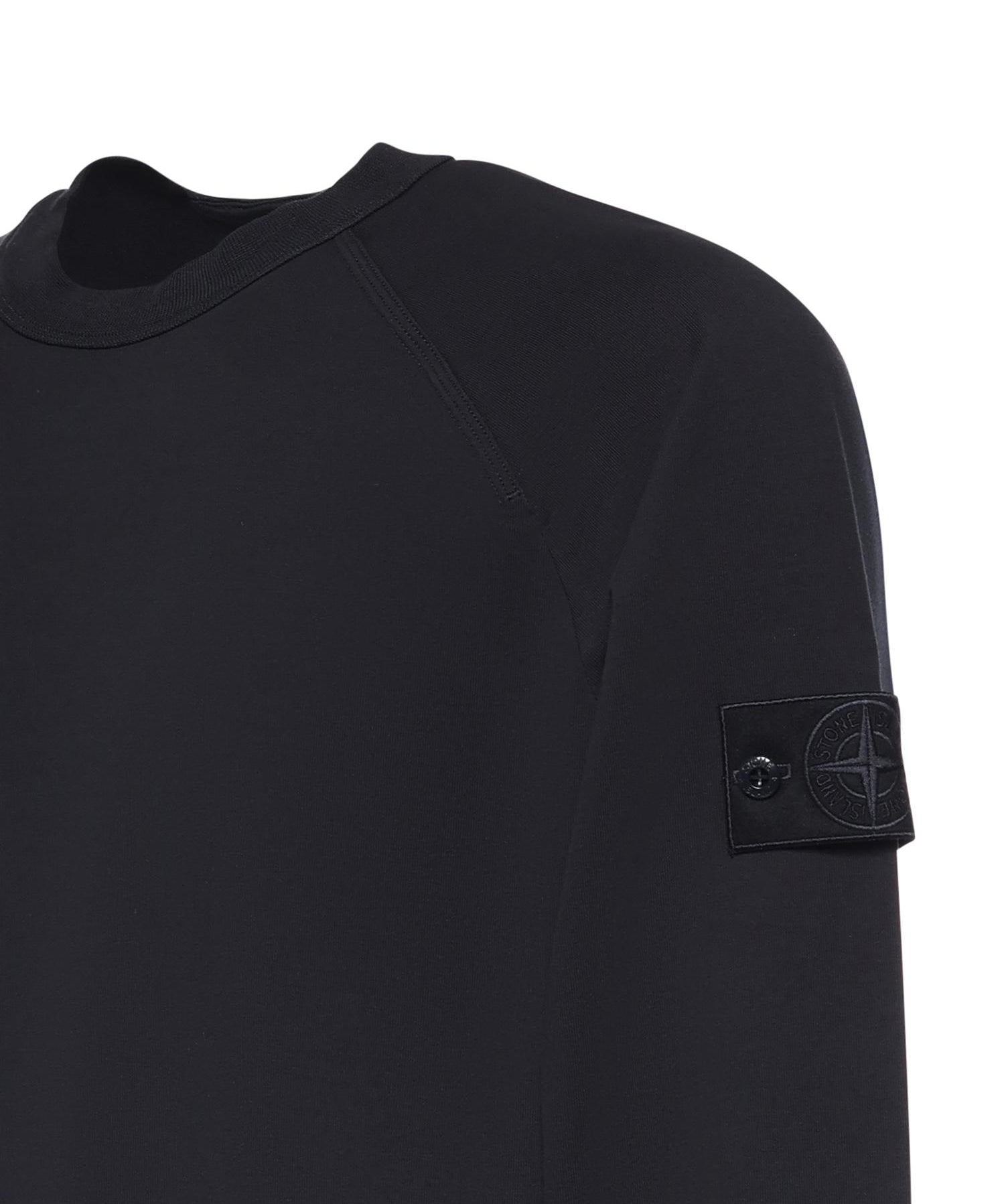 Felpa in cotone stretch con logo L1S156100064 S00F3V0020 STONE ISLAND 