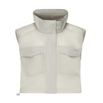 Gilet cropped ripstop 104852 A2EKI12 PINKO 