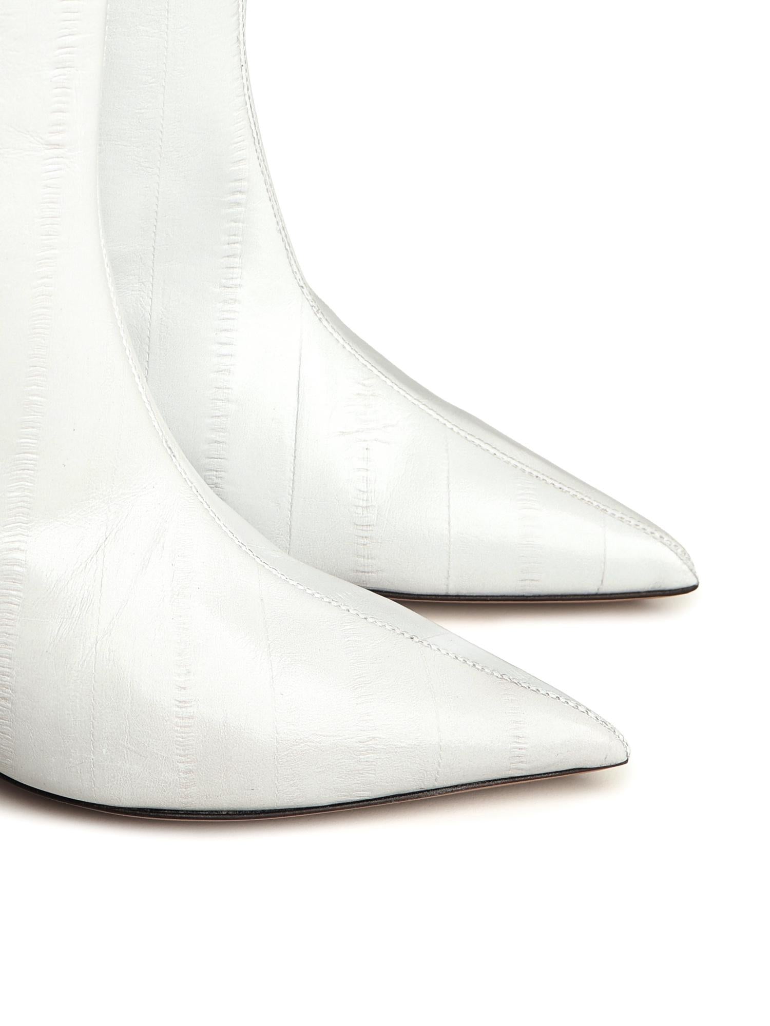 Stivali Jane in pelle<BR/> JANE 50 ANGUILLAGREY GIULIANO GALIANO 