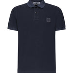 Polo in piqué stretch con patch logo K1S1522002SC S0067V0028 STONE ISLAND 