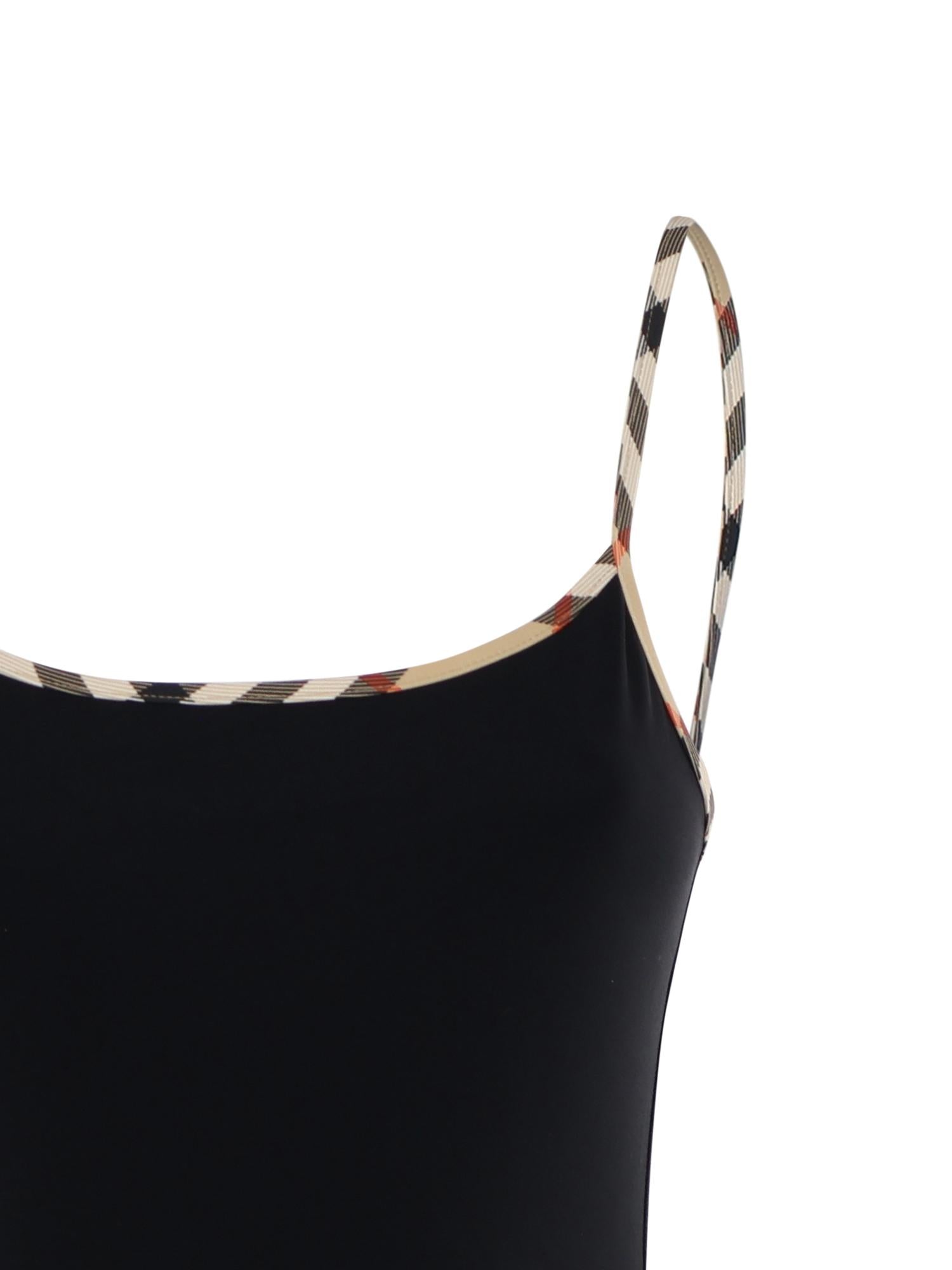 Costume da bagno con finiture Check 8118807 A1189 BURBERRY 