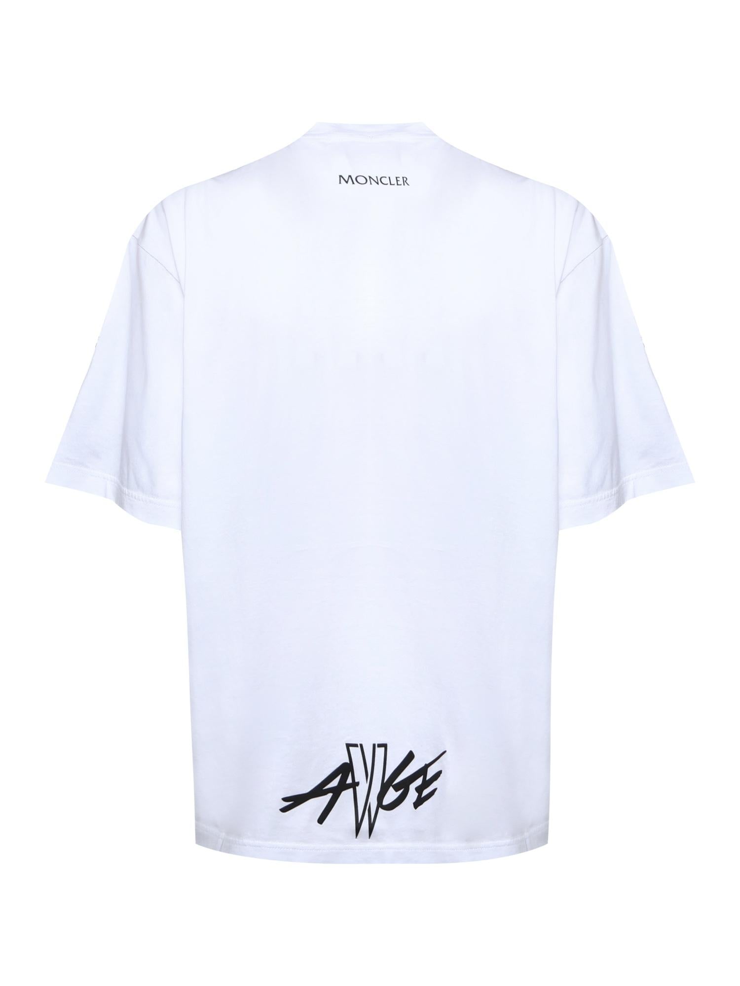 T-shirt Moncler x A$AP Rocky in cotone K24048C00001 89AYW999 MONCLER GENIUS 