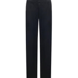 Pantaloni Minimal in satin stretch<BR/> 850693 TMO541000 BALENCIAGA 