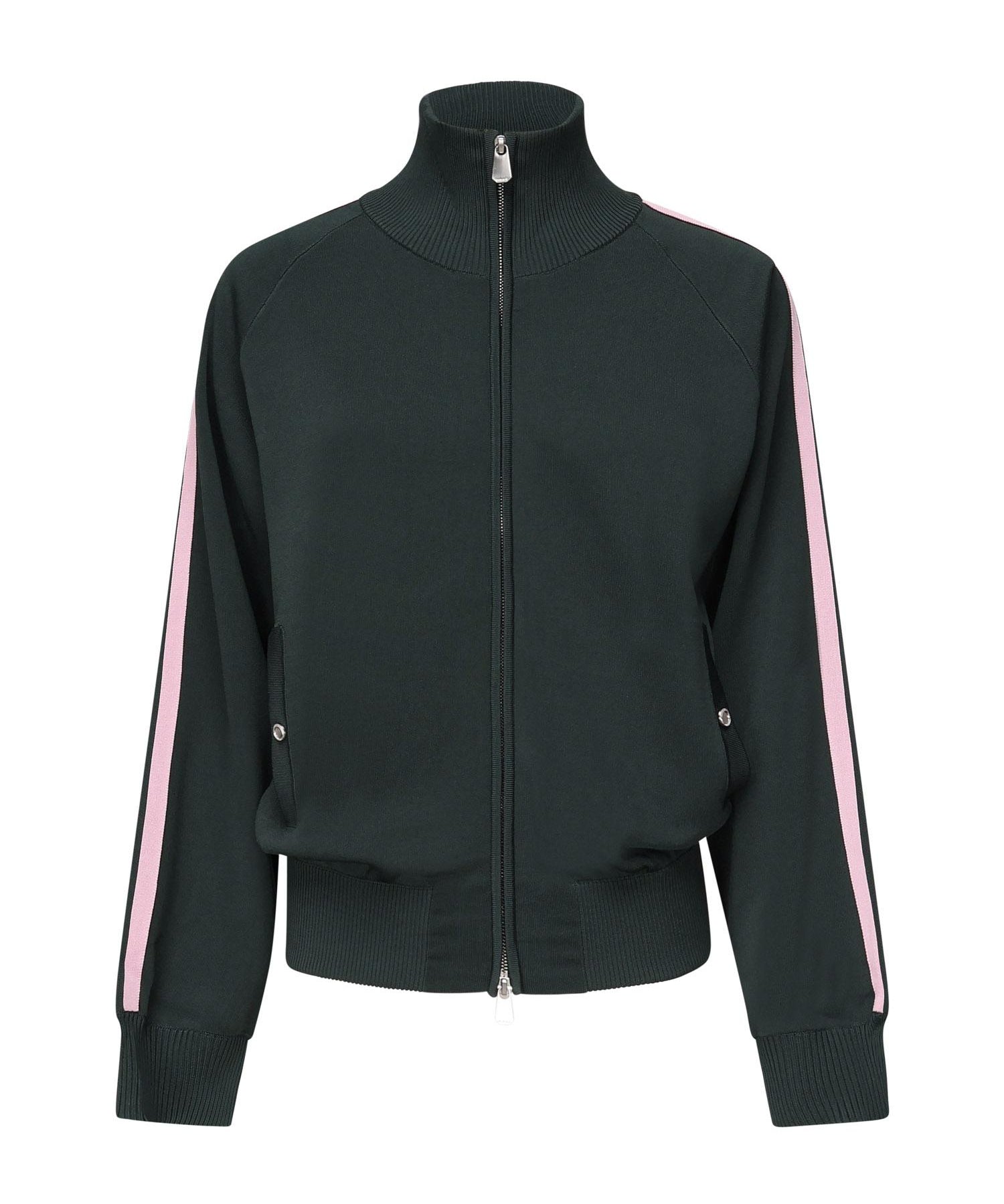 Felpa con zip e logo 105391 A2FQX77 PINKO 