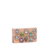 Clutch con cristalli 5374996979 PEACH KURT GEIGER 