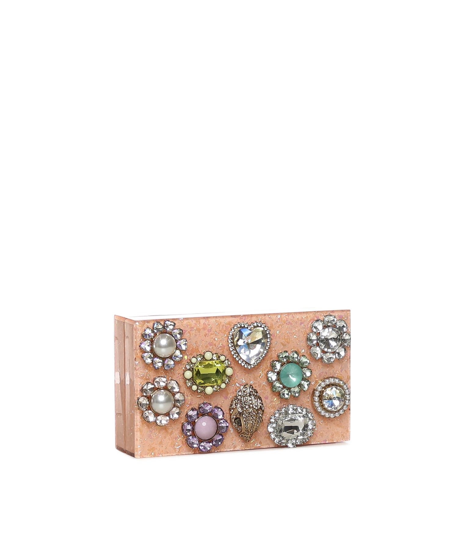 Clutch con cristalli 5374996979 PEACH KURT GEIGER 