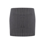 Minigonna in fresco di lana gessato G647 ES0080D903 DONDUP 