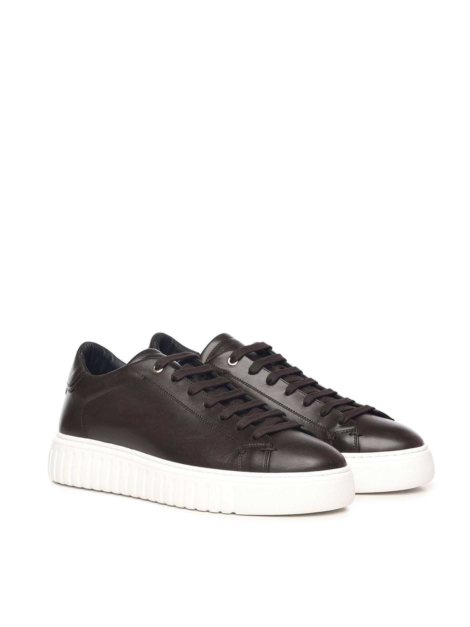 sneakers Mars in pelle MARS NAPPABROWN GIULIANO GALIANO 
